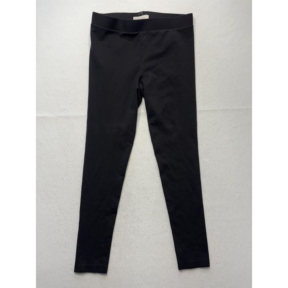 Two By Vince Camuto Leggings Womens Small Black Mid Rise Knit Ankle Stretch